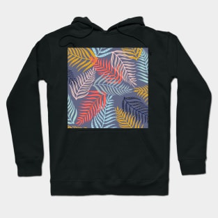 Palm leaf pattern Hoodie